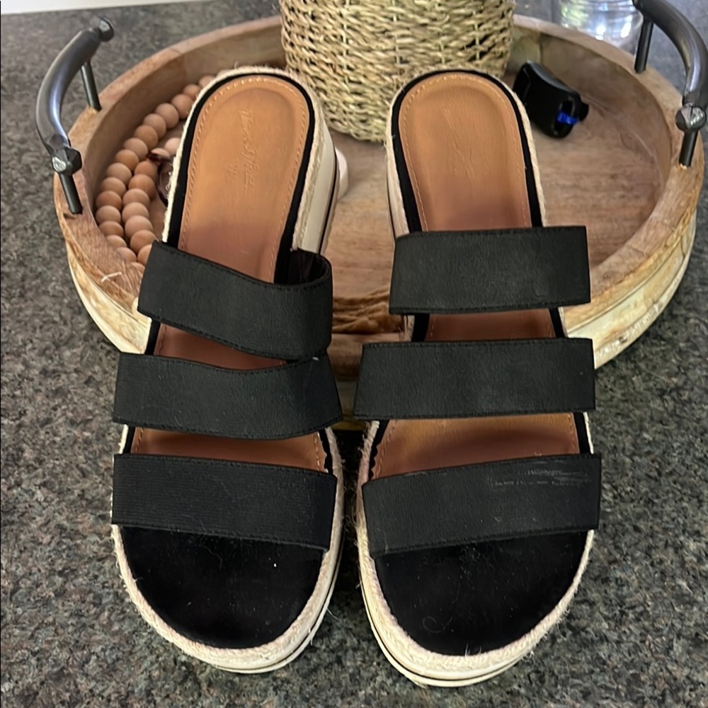 Women's Black Slide Sandals